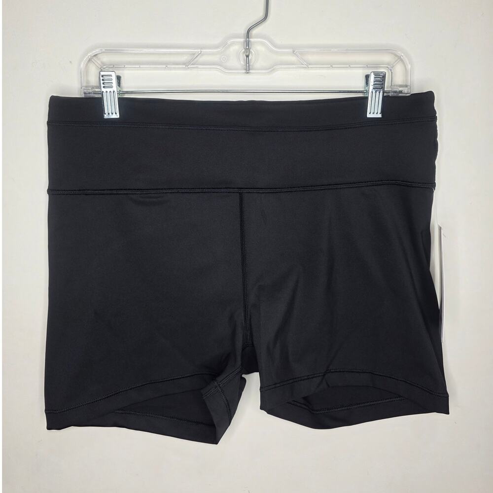 NWT Athleta Accelerate Shortie bike shorts - black - XL